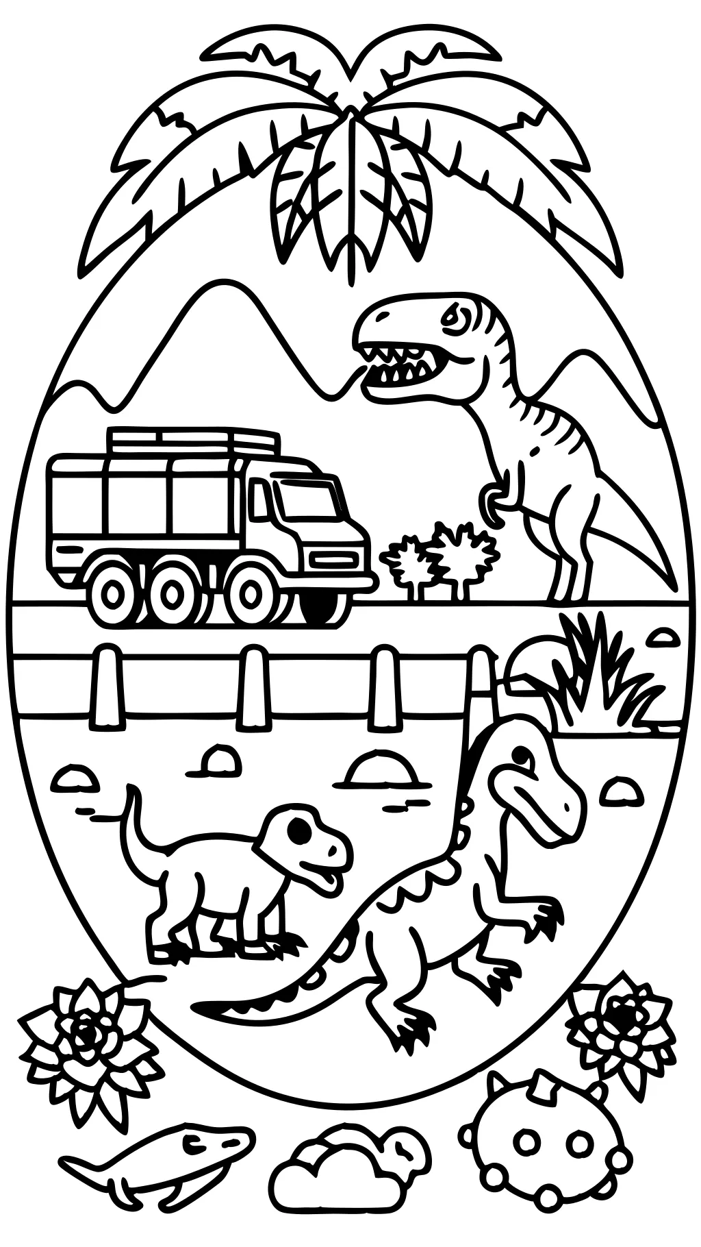 LEGO Jurassic World Coloring Pages